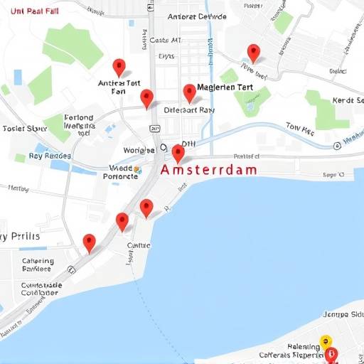 Kaart met locatie van Ontwerp Studio Aurora in Amsterdam
