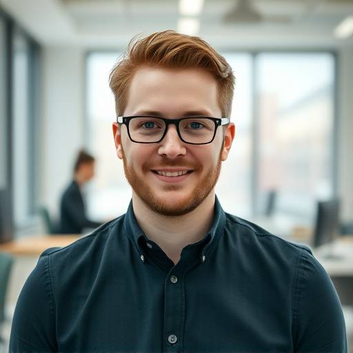 Portret van Liam Jansen, Lead UX/UI Designer bij Ontwerp Studio Aurora