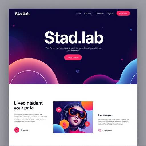 Website ontwerp voor 'Stadslab', een innovatieplatform